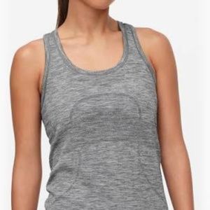 light grey Lululemon swiftly tech tank top